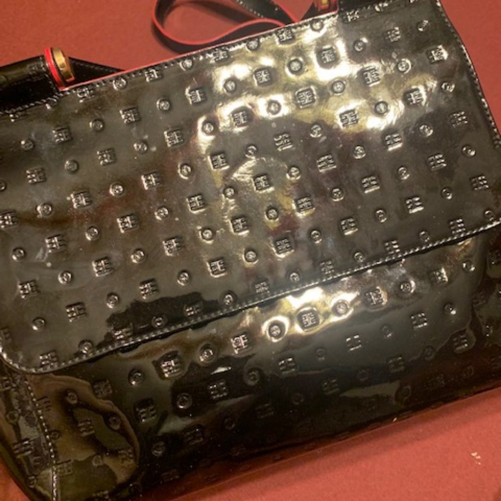 Arcadia made in italy black satchel